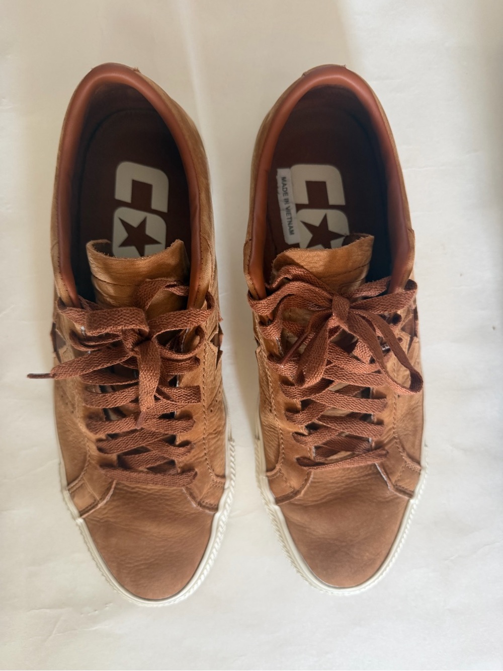 Converse One Star Low Top Sneakers - Brown Suede - Picture 4 of 7
